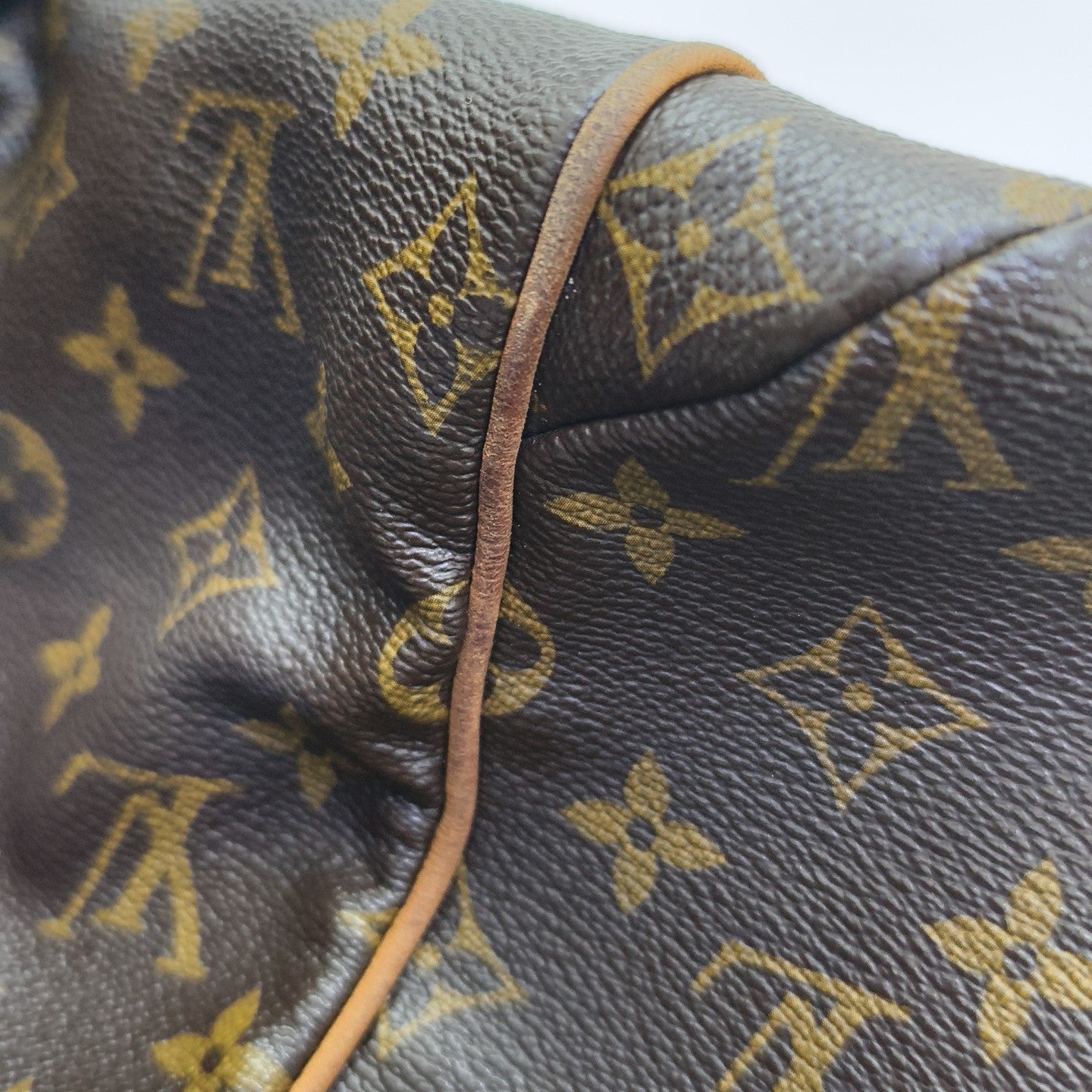 TOTALLY Monogram Coated Canvas Brown