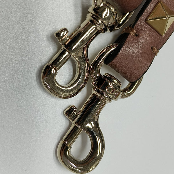 Rockstud Calfskin Beige