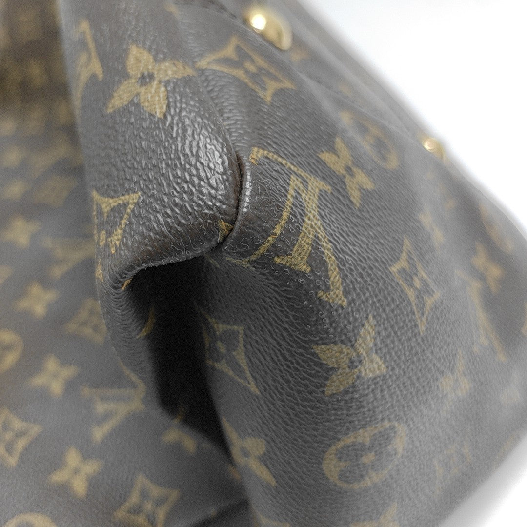 ARTSY MM Monogram Coated Canvas Brown