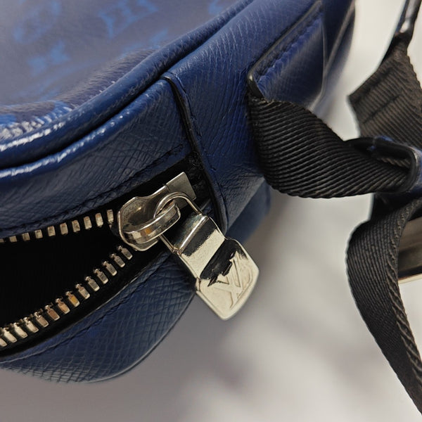 OUTDOOR PM Monogram Coated Canvas Blue