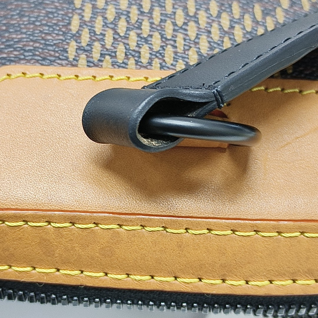 AMAZON Damier Ebene Coated Canvas Brown