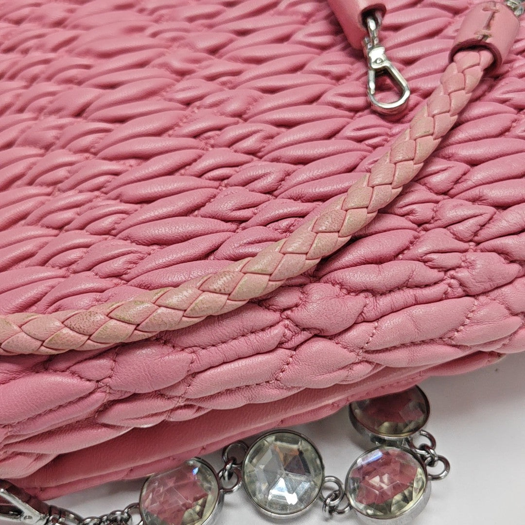 Crystal Lambskin Pink