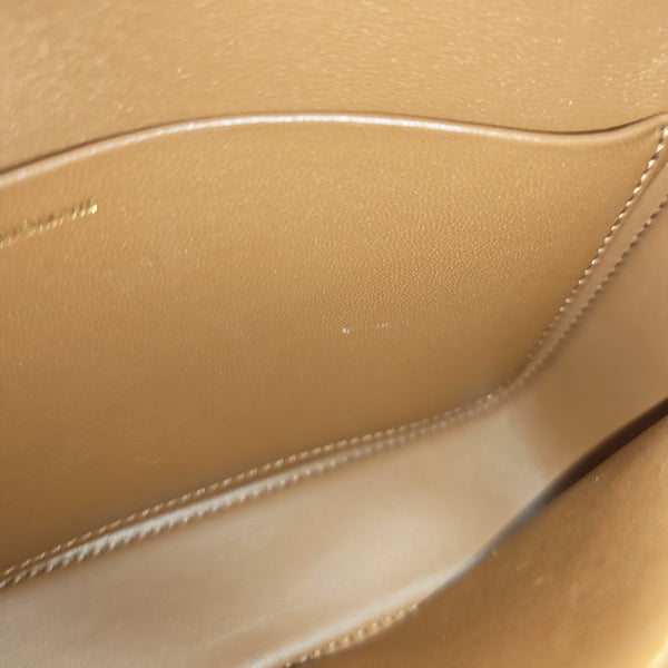 TRIOMPHE Small Coated Canvas Brown