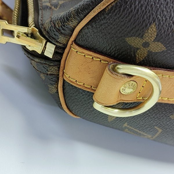 SPEEDY 25 Monogram Coated Canvas Brown
