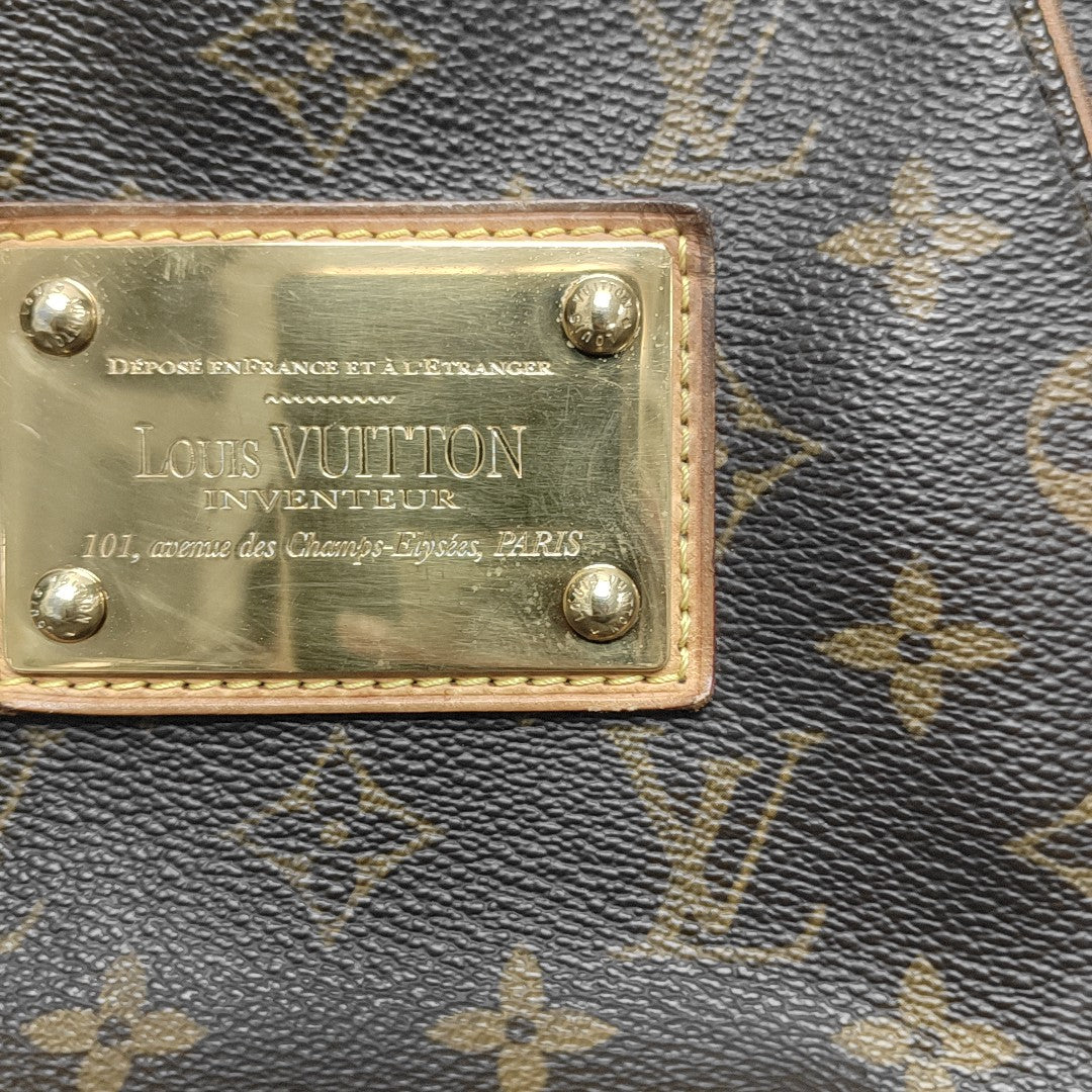 GALLIERA Monogram Coated Canvas Brown