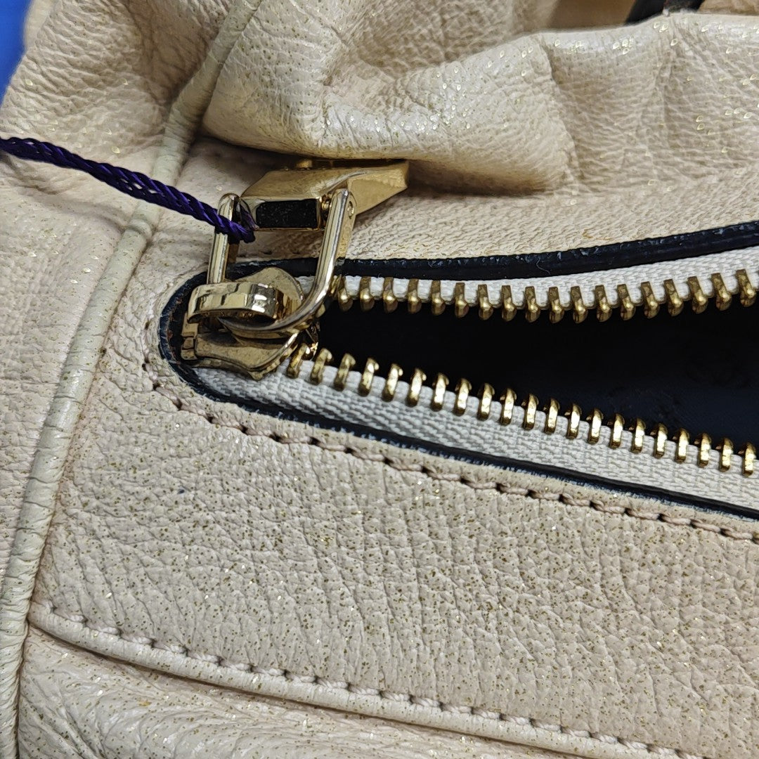 Calfskin Top Handle Bag White