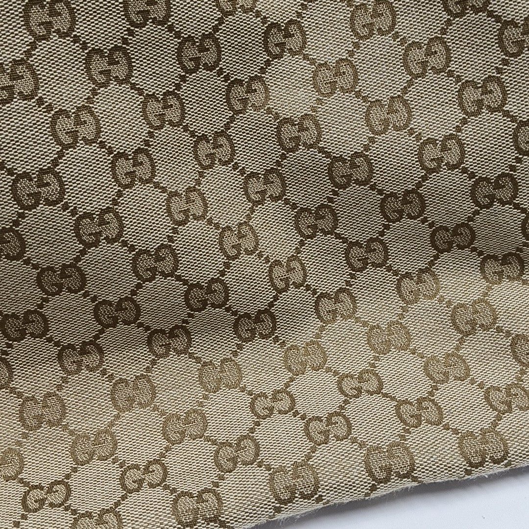 Monogram Canvas Shoulder Bag Beige