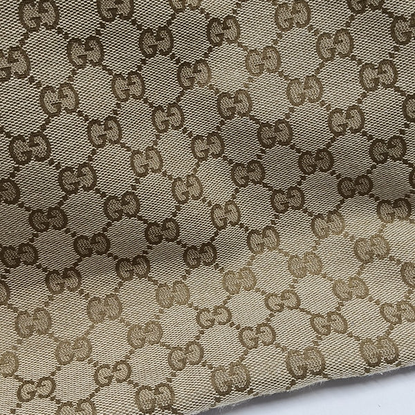Monogram Canvas Shoulder Bag Beige