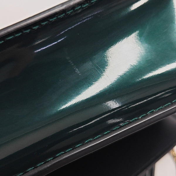 SERPENTI FOREVER Small Patent Leather Green