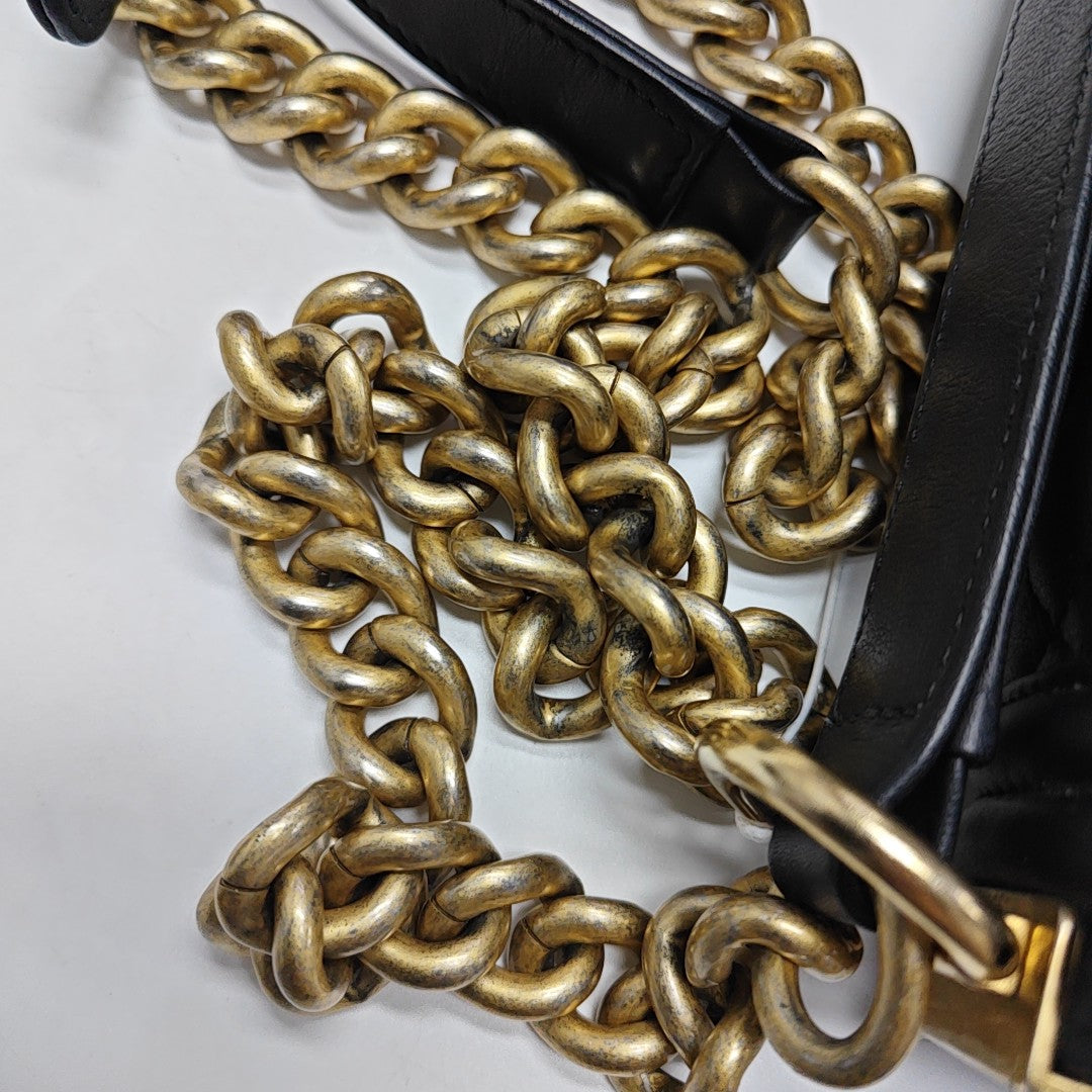 BOY CHANEL Small Quilted Calfskin Black
