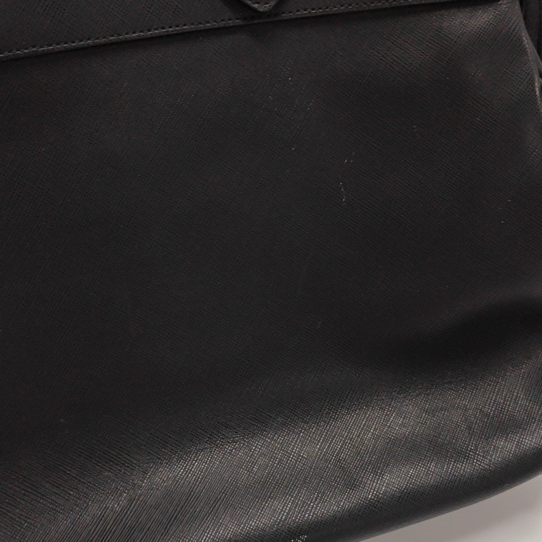 Calfskin Shoulder Bag Black