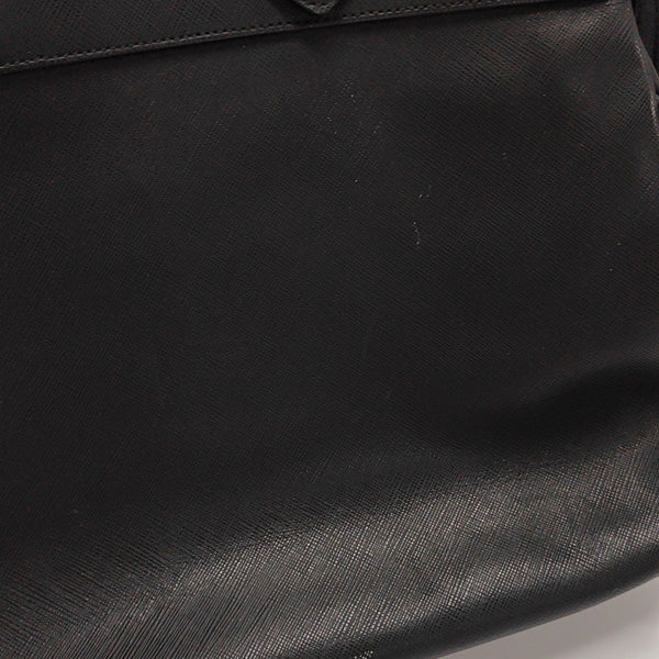 Calfskin Shoulder Bag Black