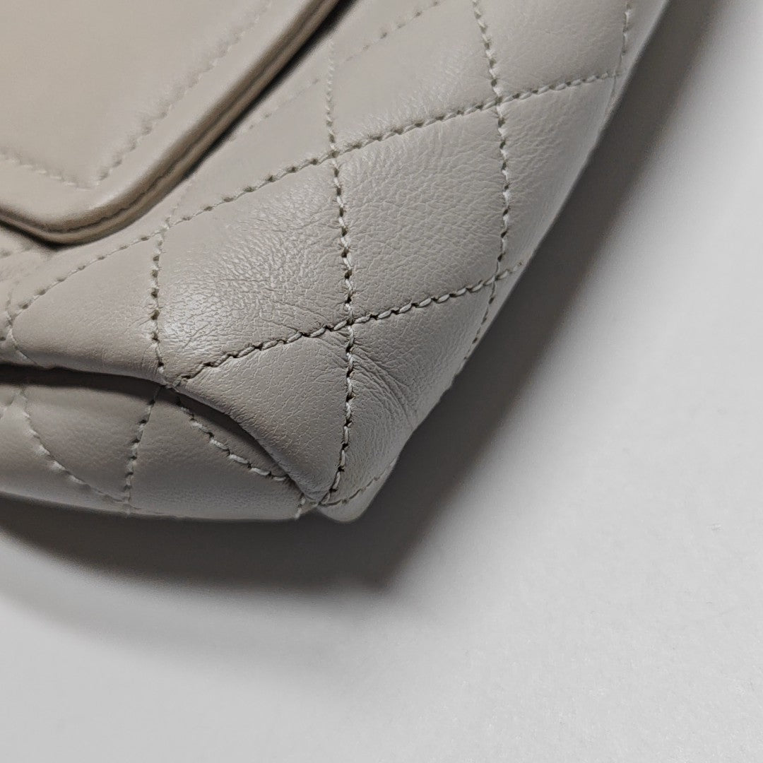 NOLITA Mini Quilted Lambskin White