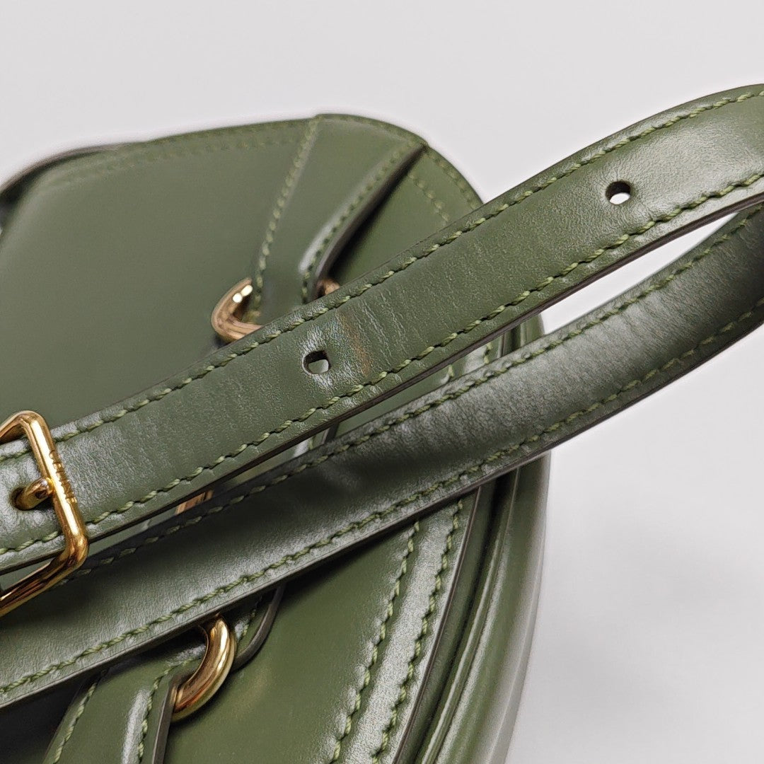 CRÉCY Small Calfskin Green