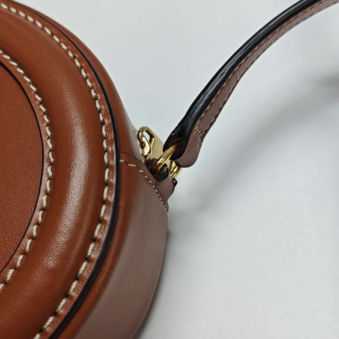 TRIOMPHE Small Calfskin Brown