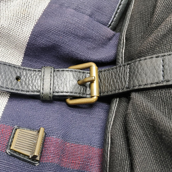 Fabric Backpack Blue