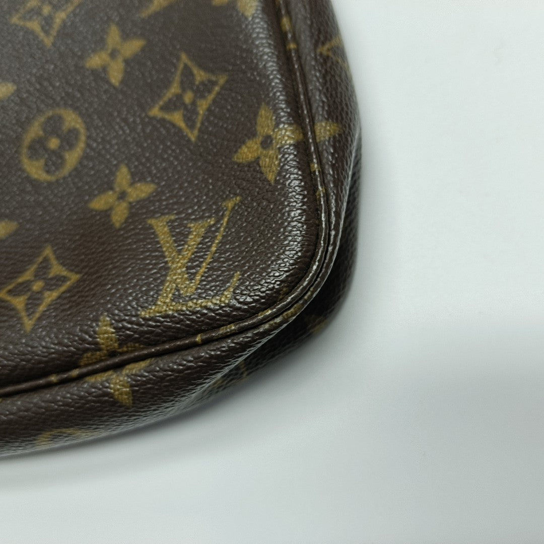 ACCESSOIRES Monogram Coated Canvas Brown