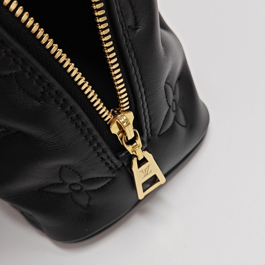ALMA BB Quilted Calfskin Black