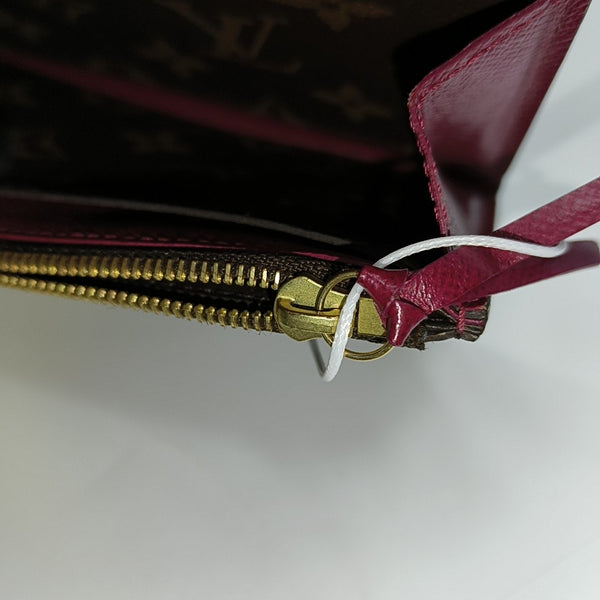 EMILIE Monogram Coated Canvas Brown Wallet