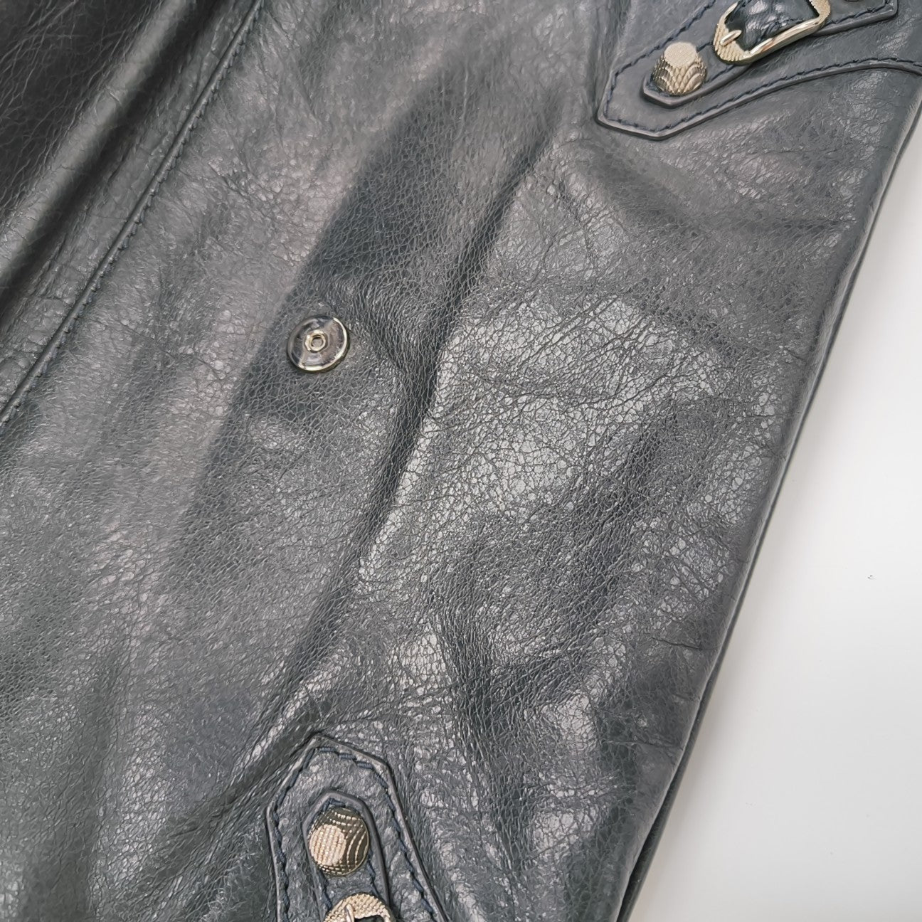Classic City Small Lambskin Gray