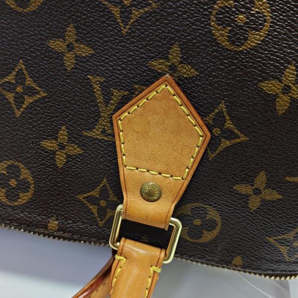 SPEEDY 30 Monogram Coated Canvas Brown