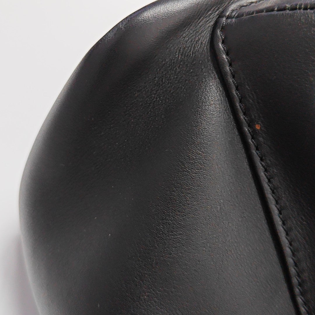 Leather Backpack Black