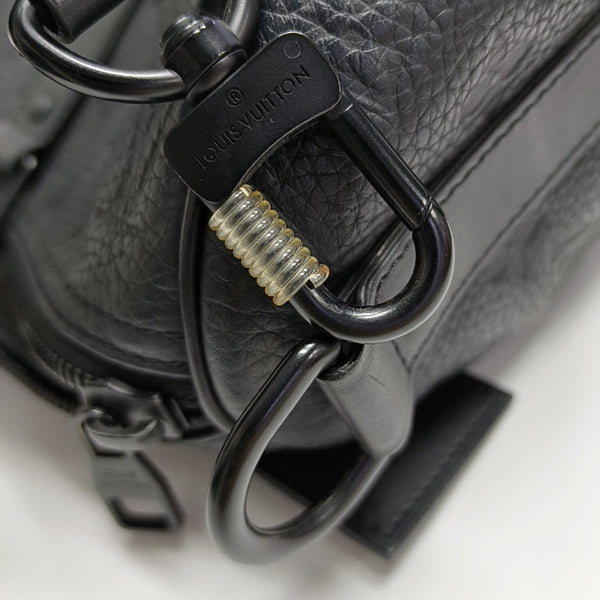 KEEPALL 35 Monogram Calfskin Black