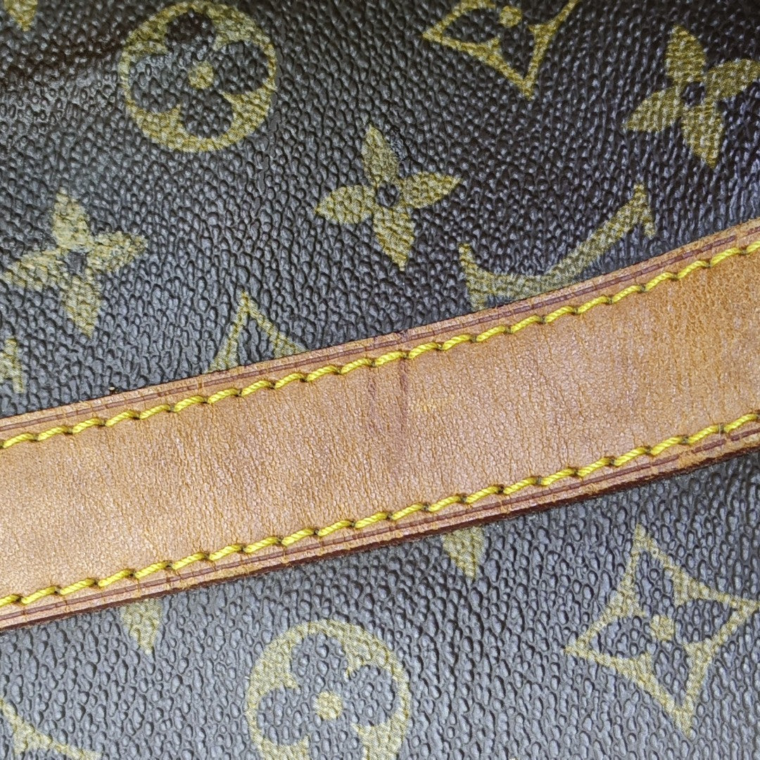 SAC SOUPLE 55 Monogram Coated Canvas Brown