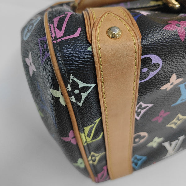 LV × TM PRISCILLA Monogram Coated Canvas Black