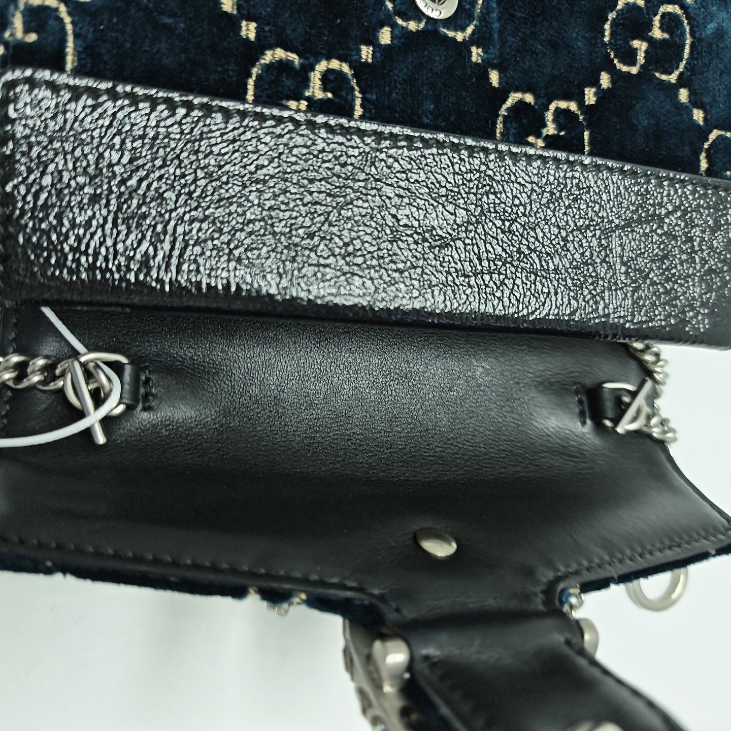 Dionysus Super Mini Monogram Velvet Green