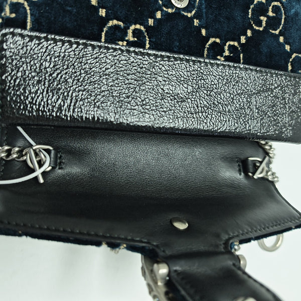 Dionysus Super Mini Monogram Velvet Green