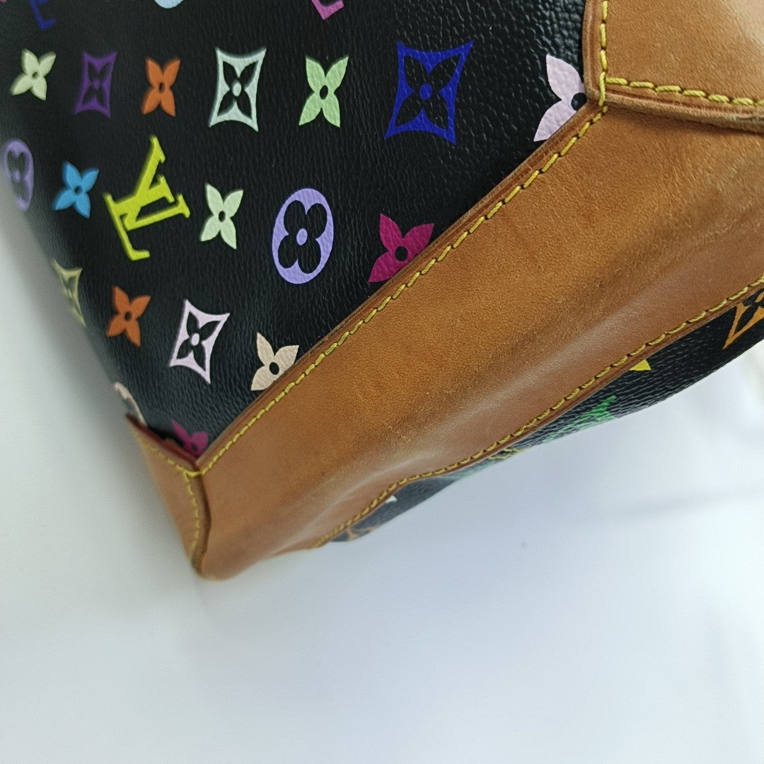 LV × TM URSULA Monogram Coated Canvas Black