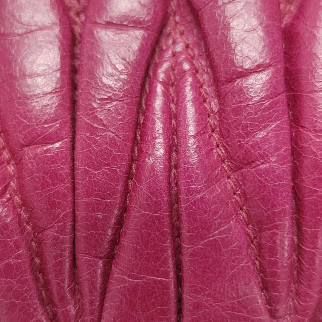 Matelassé Lambskin Red