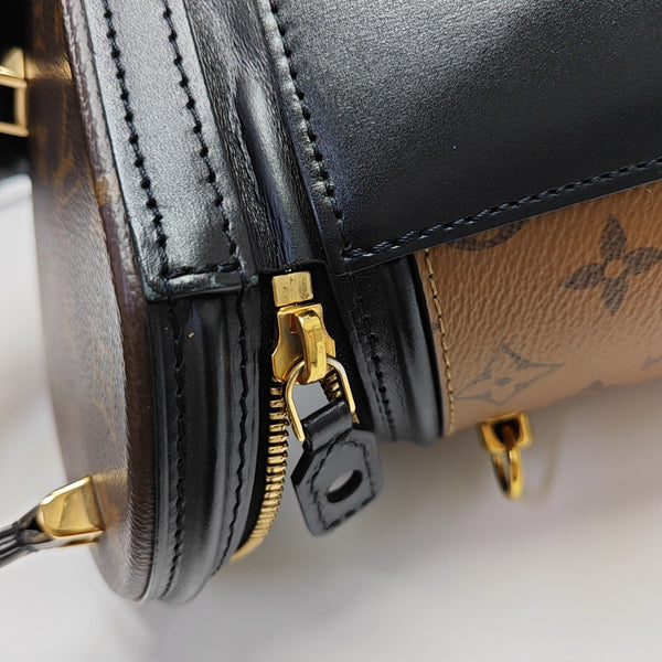 CANNES PM Monogram Coated Canvas Brown