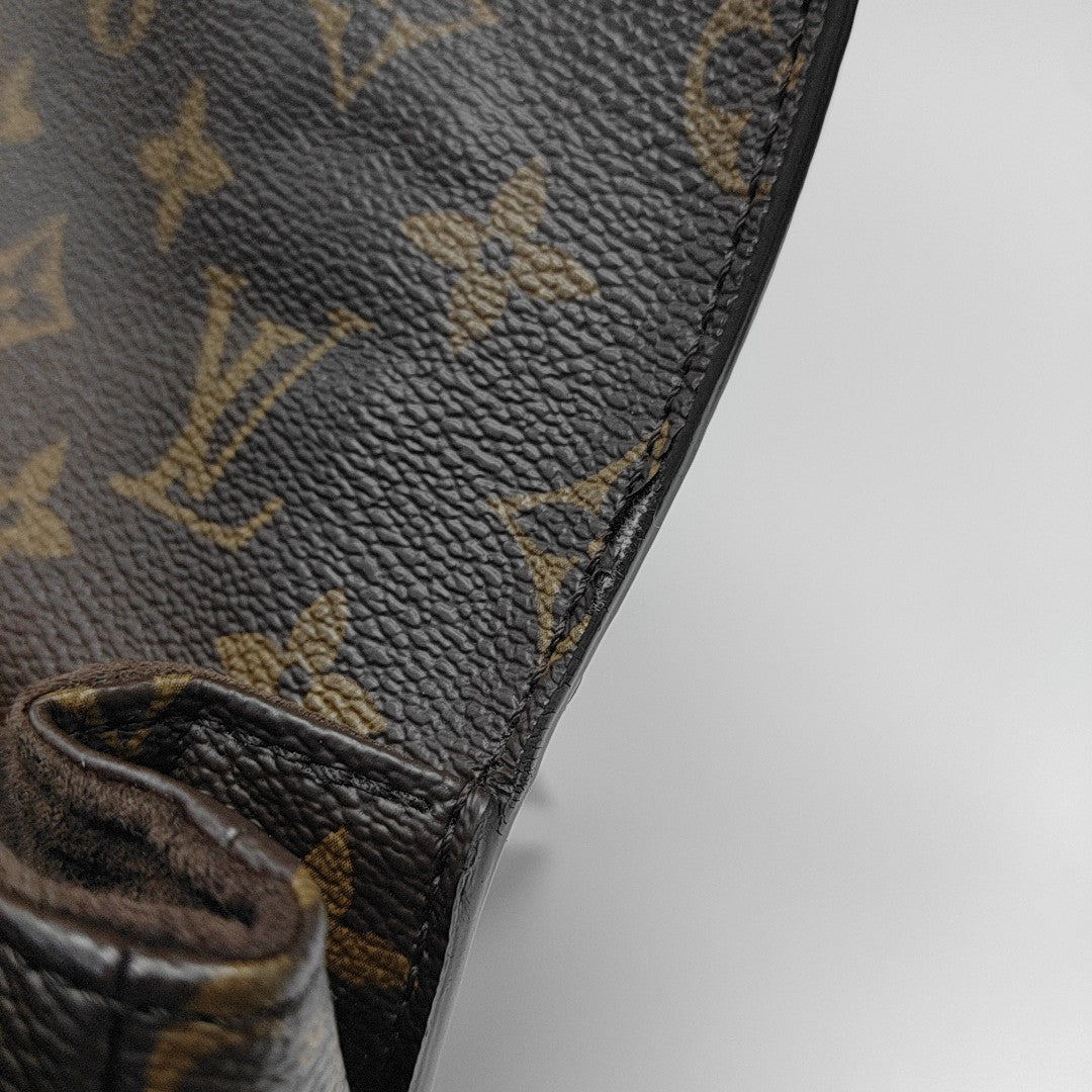 MÉTIS MM Monogram Coated Canvas Brown