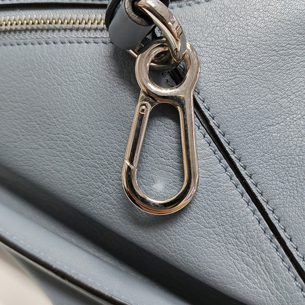 Authenticated pre-owned  Puzzle Small Calfskin Blue - Shoulder Bag at Looply