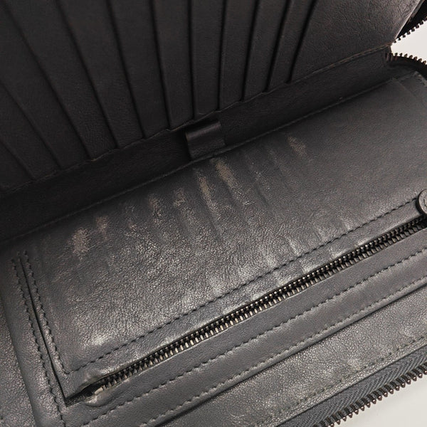 Calfskin Wallet Gray