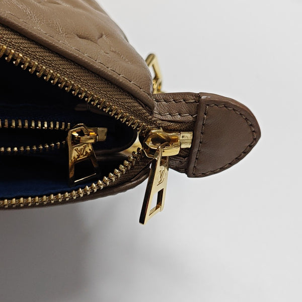 COUSSIN PM Monogram Lambskin Brown