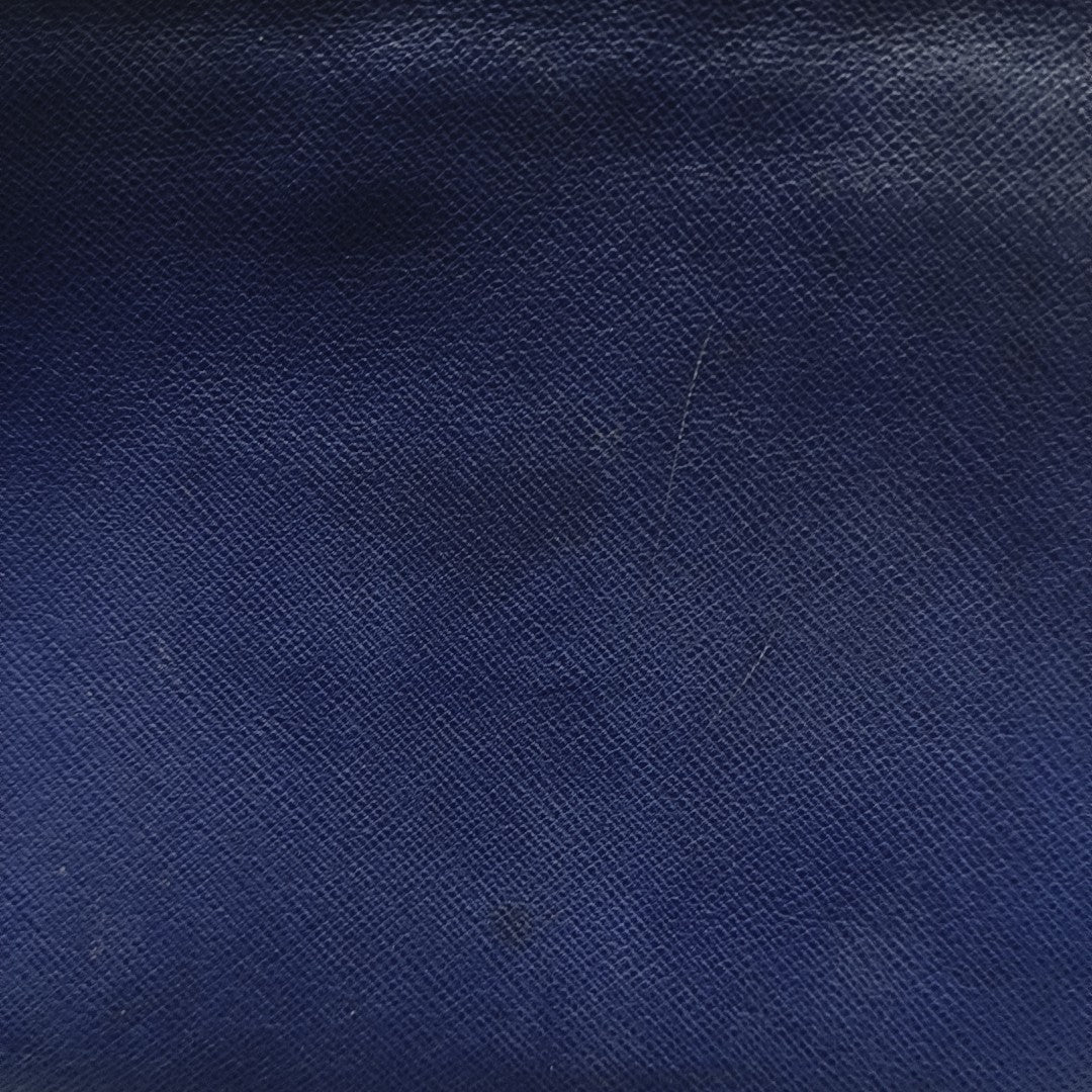 Leather Clutch Blue