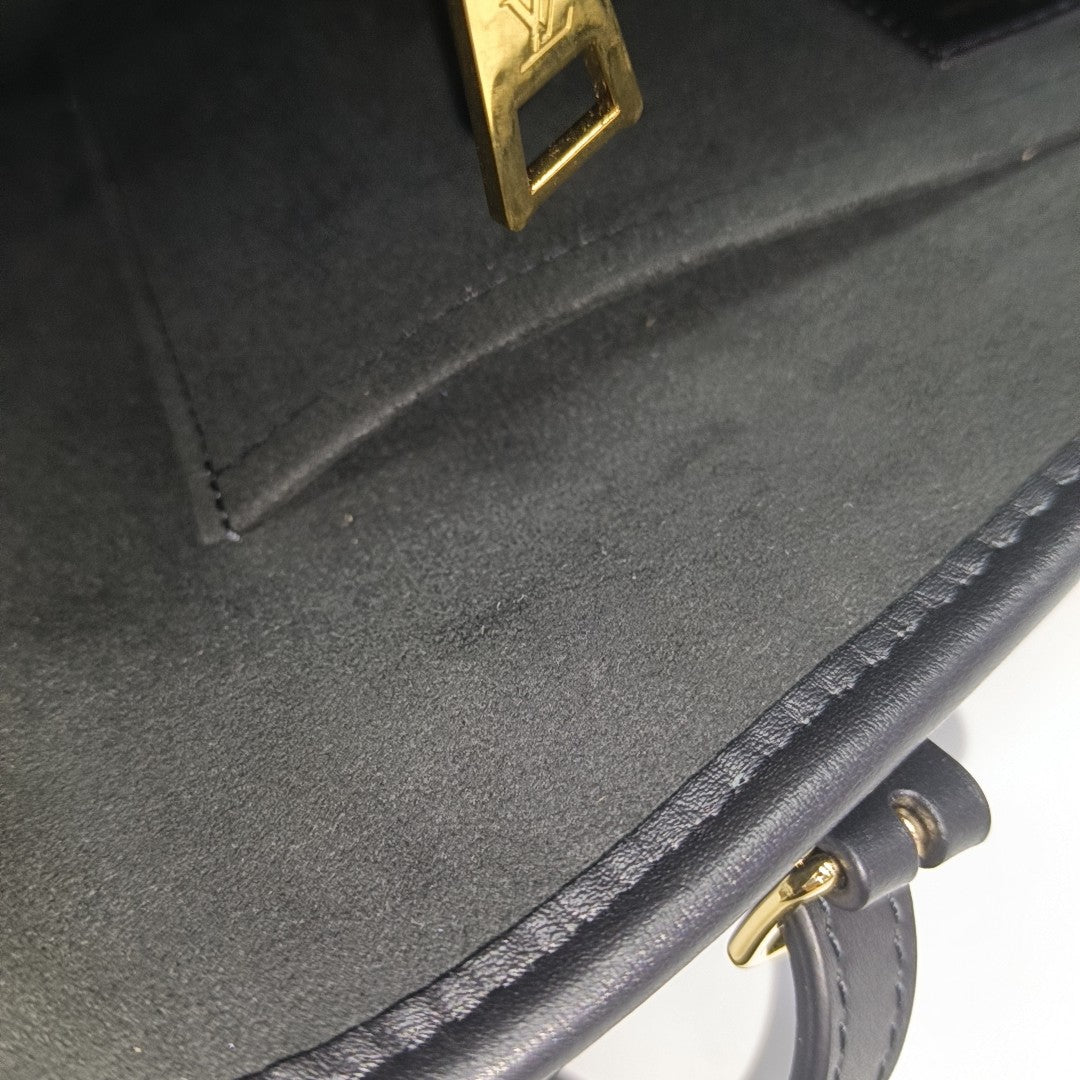 BABYLONE TOTE MM Monogram Calfskin Black