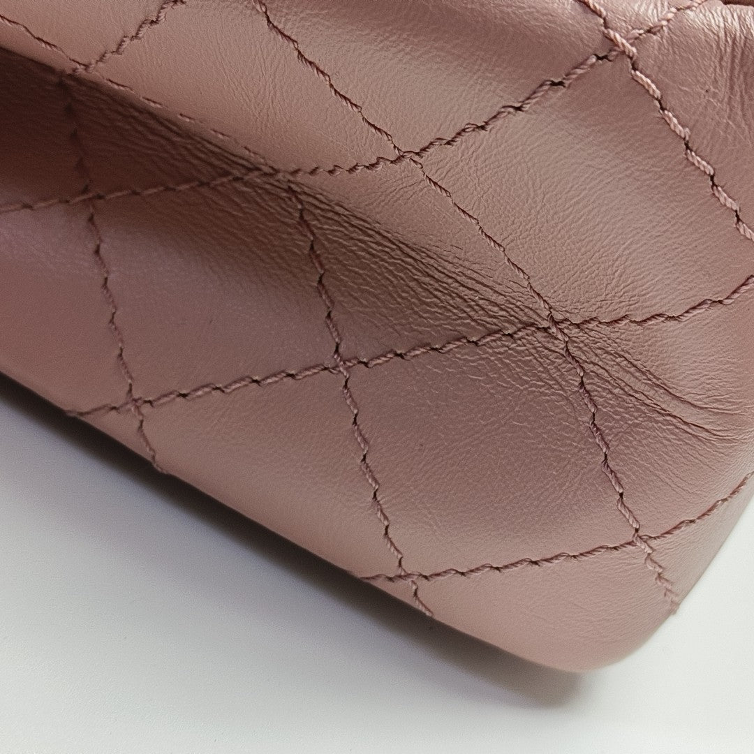2.55 225 (small) Quilted Vintage Calf Pink