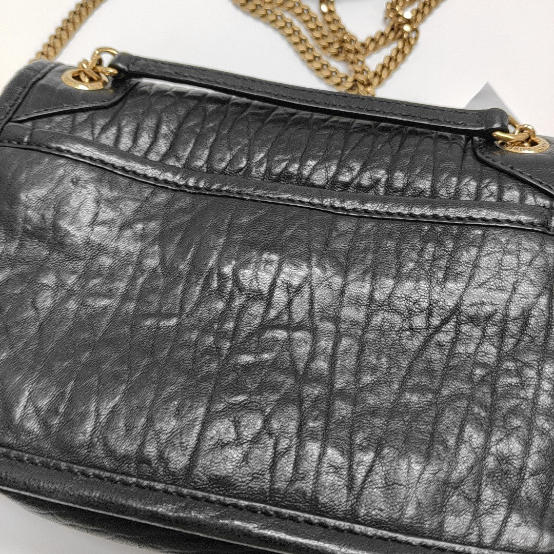 NIKI Mini Lambskin Black