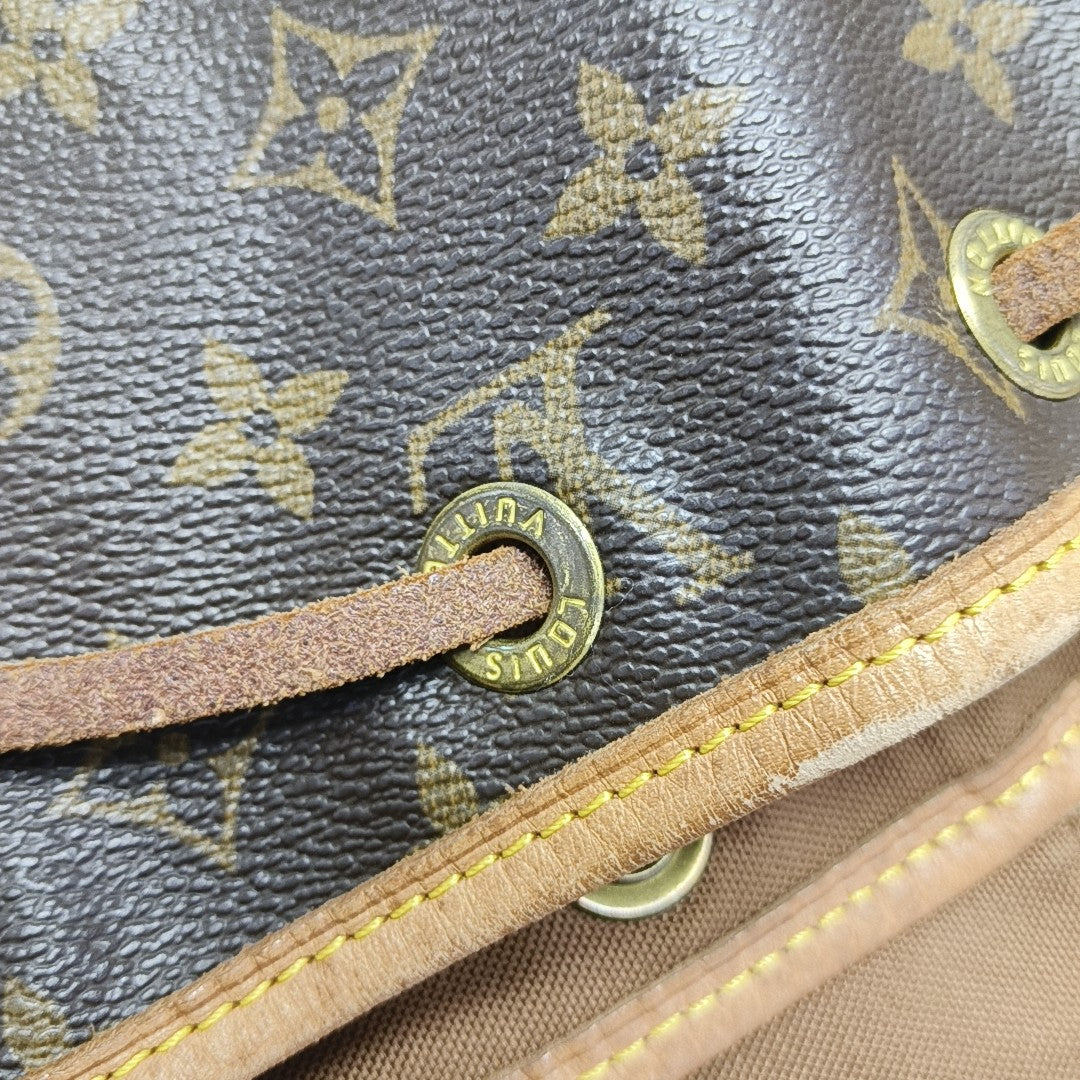 MONTSOURIS MM Monogram Coated Canvas Brown