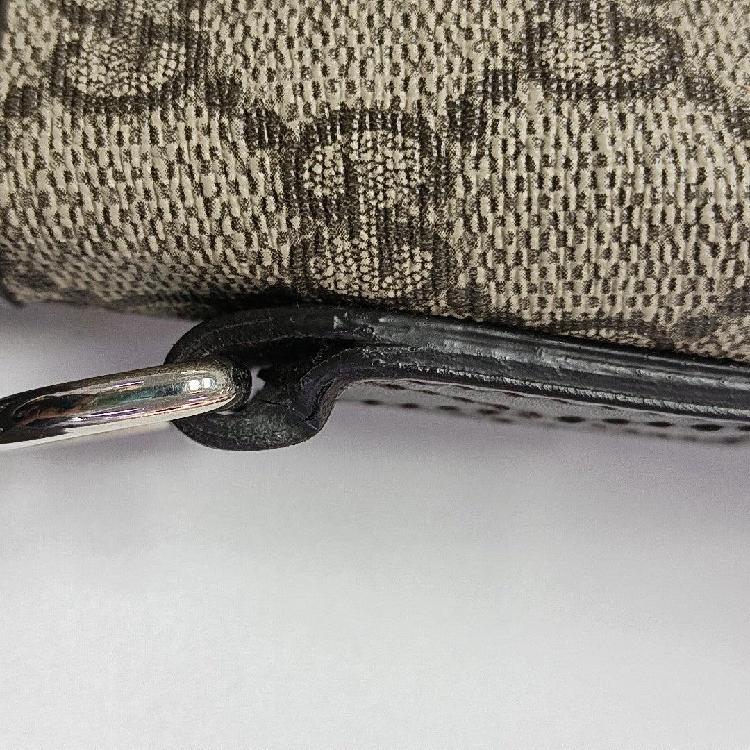 Monogram Coated Canvas Tote Bag Small Beige