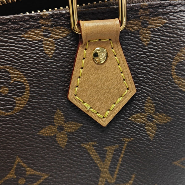 SPEEDY Nano Monogram Coated Canvas Brown