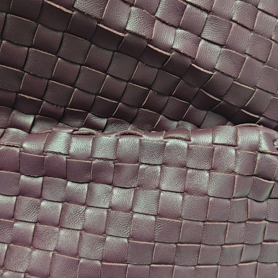 Calfskin Shoulder Bag Purple