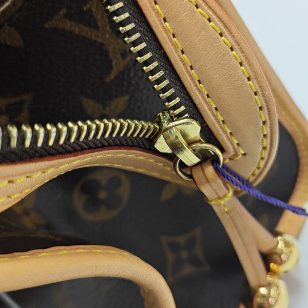POPINCOURT Monogram Coated Canvas Brown