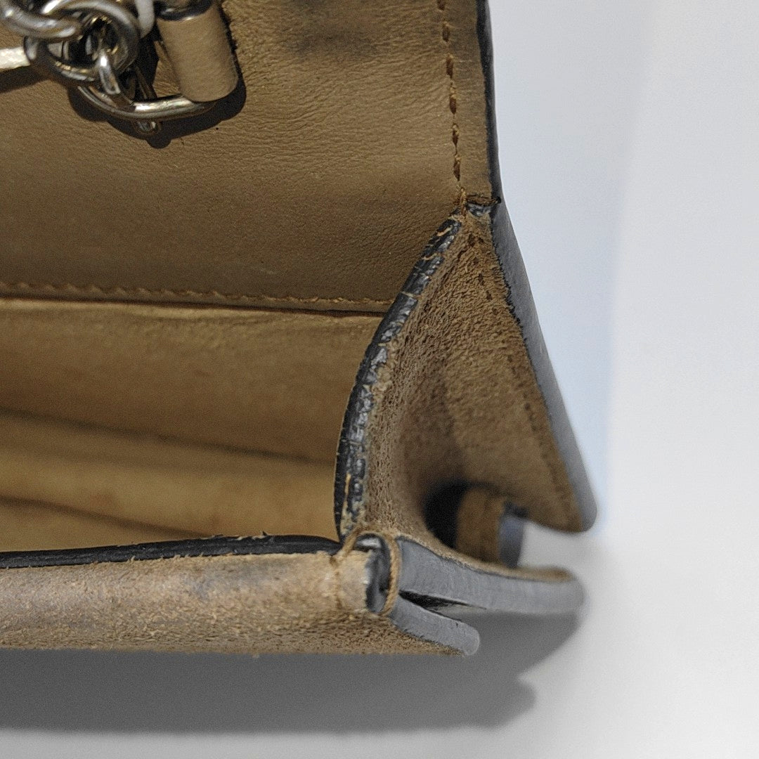 Dionysus Super Mini Monogram Coated Canvas Beige