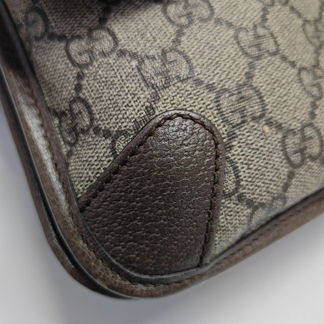 Neo Vintage Small Monogram Coated Canvas Beige