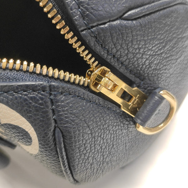 SPEEDY 20 Monogram Calfskin Blue